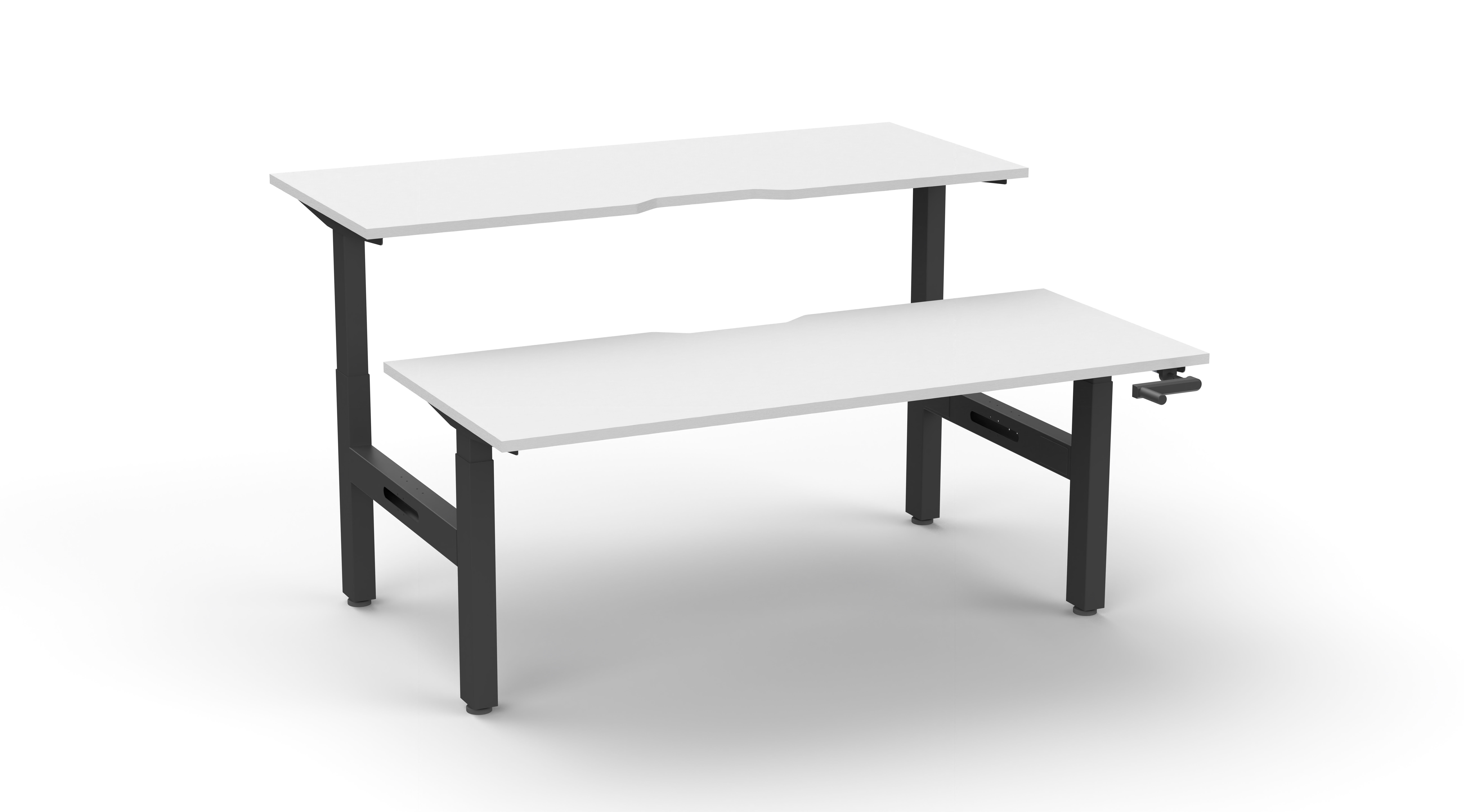 Boost Crank Double Sided Sit-Stand Workstation